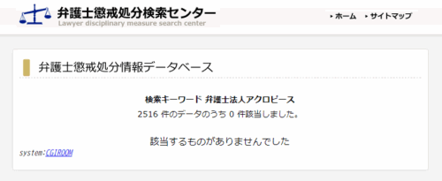 マクロピースの懲戒処分