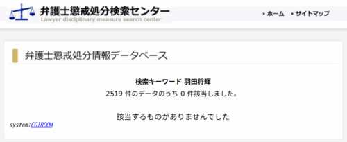 羽田将輝の懲戒処分